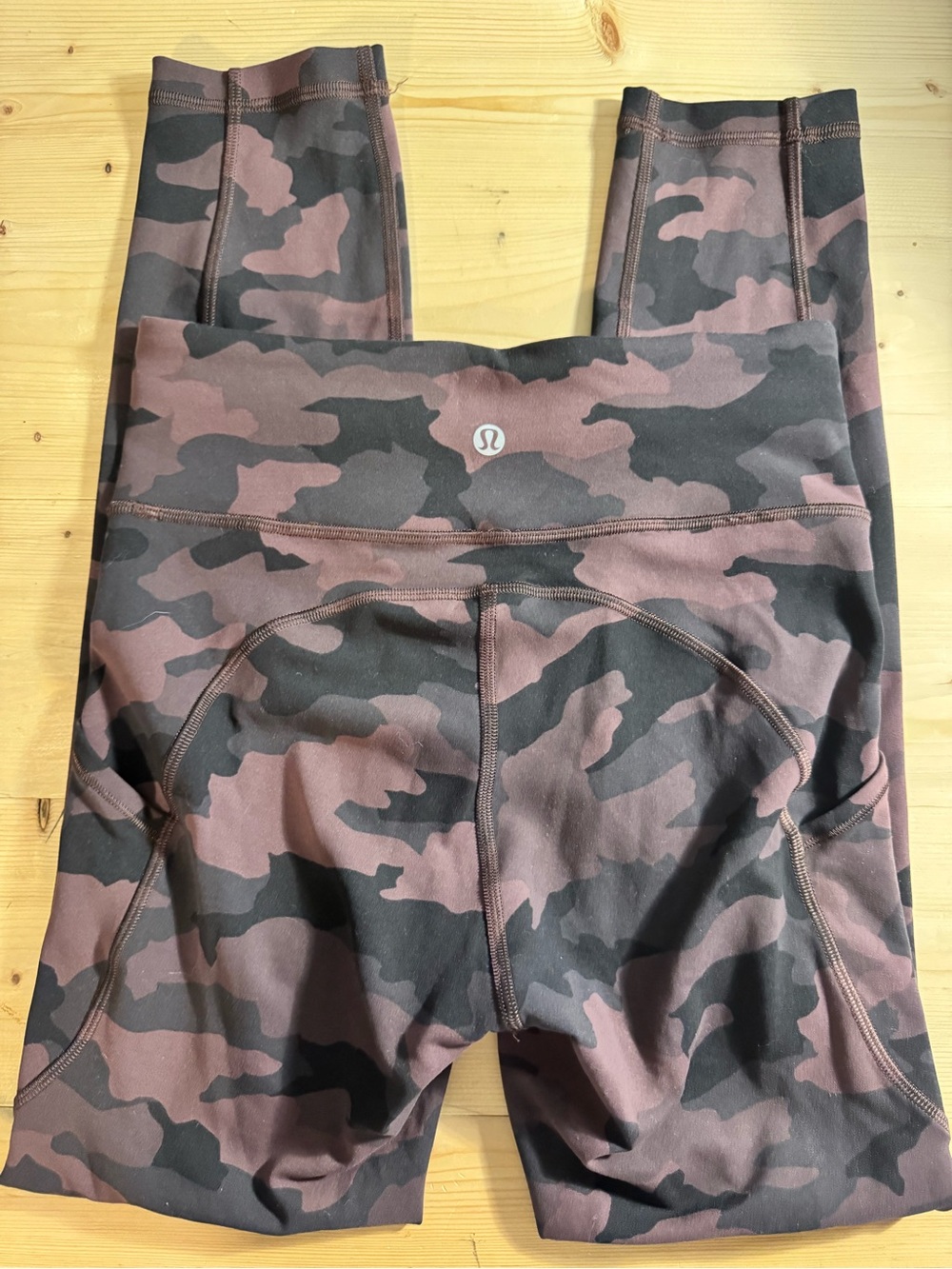 lululemon athletica Brown & Black Camo High-Rise Leggings
